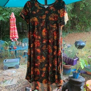 LuLaRoe Multi-colored Floral Carly